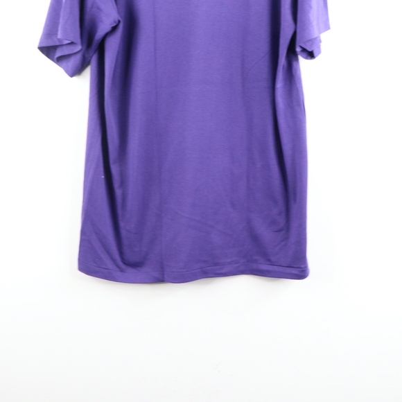 Vintage 90s Streetwear Distressed T Shirt Purple - Picture 8 of 8